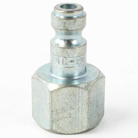 INTERSTATE PNEUMATICS 1/4 Inch Automotive Steel Coupler Plug x 3/8 Inch Female NPT CPA460